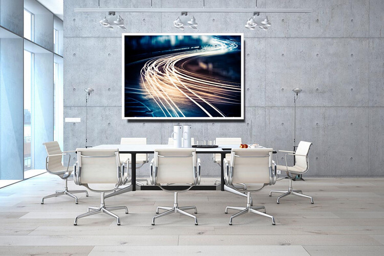 Πίνακας σε φωτογραφία ή σε καμβά με light trails εφέ #0001 από το Print-Photos-Online.com!