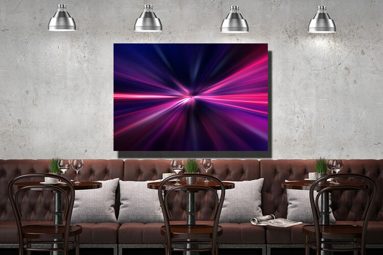 Πίνακας σε φωτογραφία ή σε καμβά με light trails εφέ #0012 από το Print-Photos-Online.com!