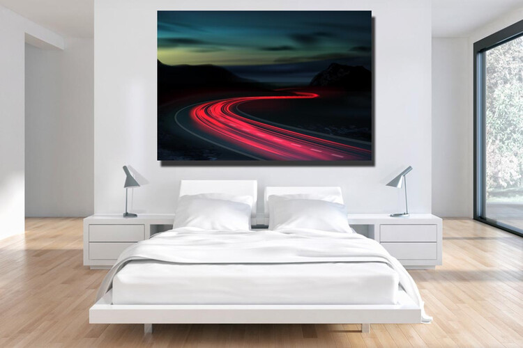 Πίνακας σε φωτογραφία ή σε καμβά με light trails εφέ #0014 από το Print-Photos-Online.com!