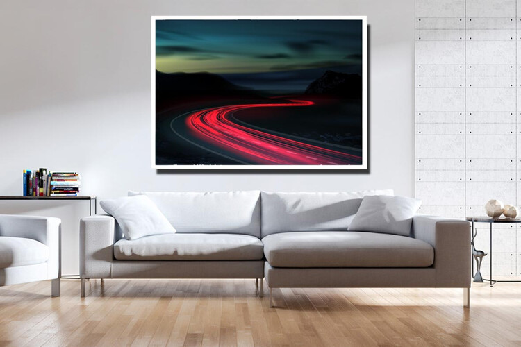 Πίνακας σε φωτογραφία ή σε καμβά με light trails εφέ #0014 από το Print-Photos-Online.com!