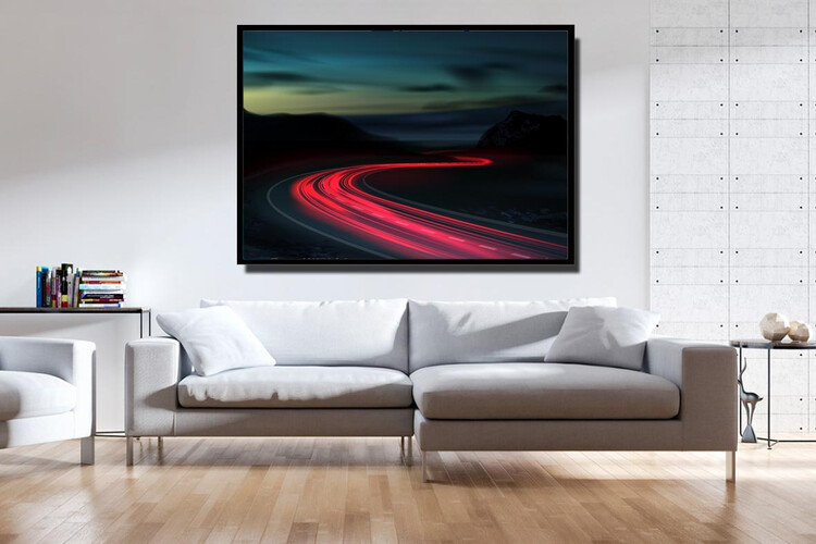 Πίνακας σε φωτογραφία ή σε καμβά με light trails εφέ #0014 από το Print-Photos-Online.com!