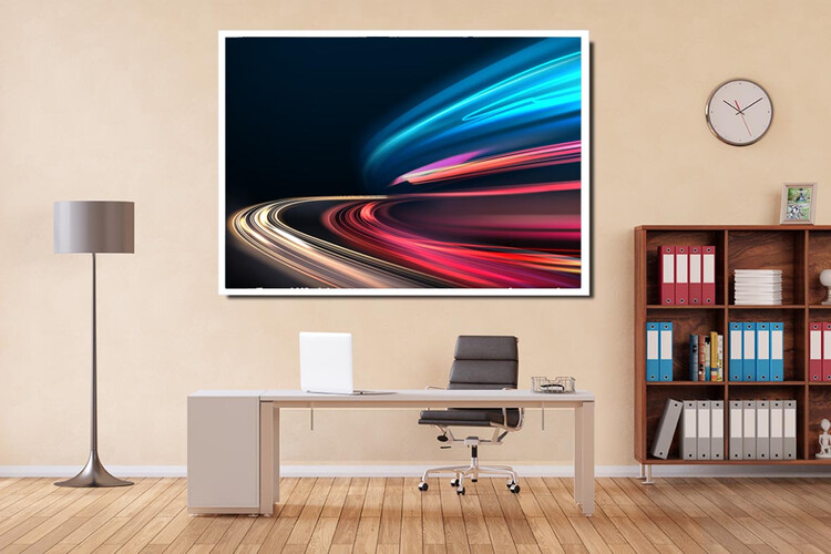 Πίνακας σε φωτογραφία ή σε καμβά με light trails εφέ #0016 από το Print-Photos-Online.com!