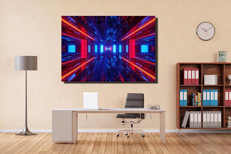 Πίνακας σε φωτογραφία ή σε καμβά με light trails εφέ #0021 από το Print-Photos-Online.com!