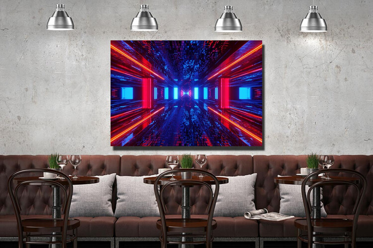 Πίνακας σε φωτογραφία ή σε καμβά με light trails εφέ #0021 από το Print-Photos-Online.com!