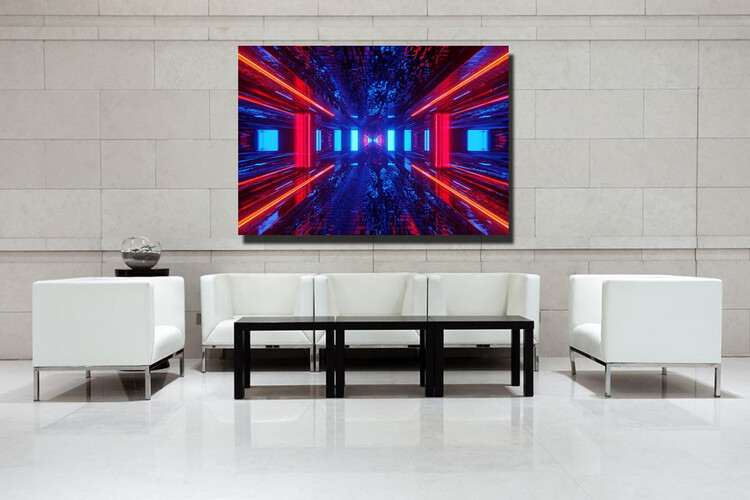 Πίνακας σε φωτογραφία ή σε καμβά με light trails εφέ #0021 από το Print-Photos-Online.com!
