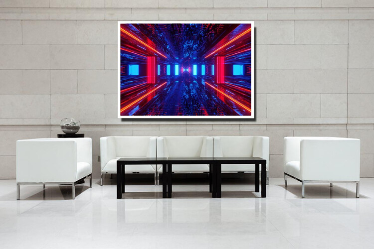 Πίνακας σε φωτογραφία ή σε καμβά με light trails εφέ #0021 από το Print-Photos-Online.com!