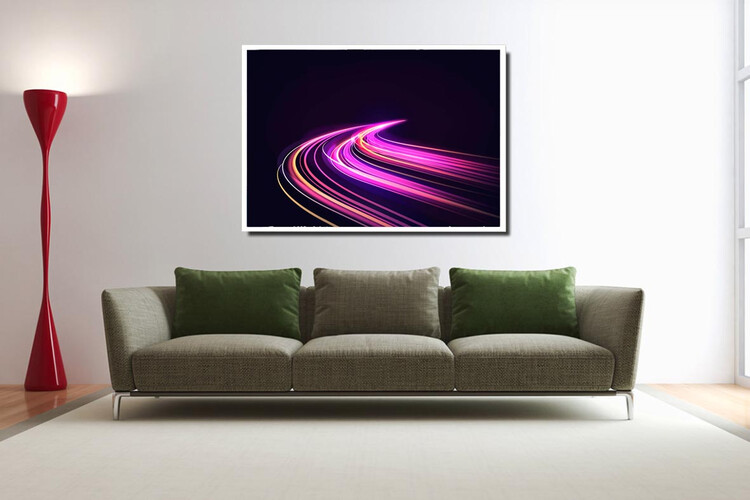 Πίνακας σε φωτογραφία ή σε καμβά με light trails εφέ #0022 από το Print-Photos-Online.com!