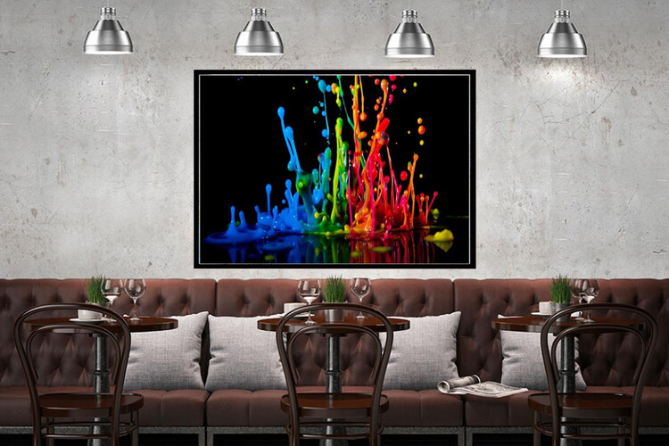 Πίνακας σε φωτογραφία ή σε καμβά με θέμα το paint splash #0020 από το Print-Photos-Online.com!