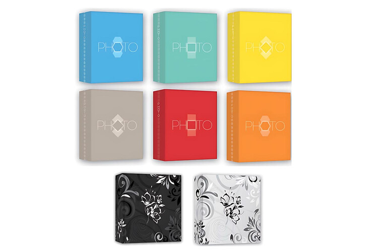 Άλμπουμ φωτογραφιών με 100 θήκες 10x15cm ή 13x18cm από το Print-Photos-Online.com