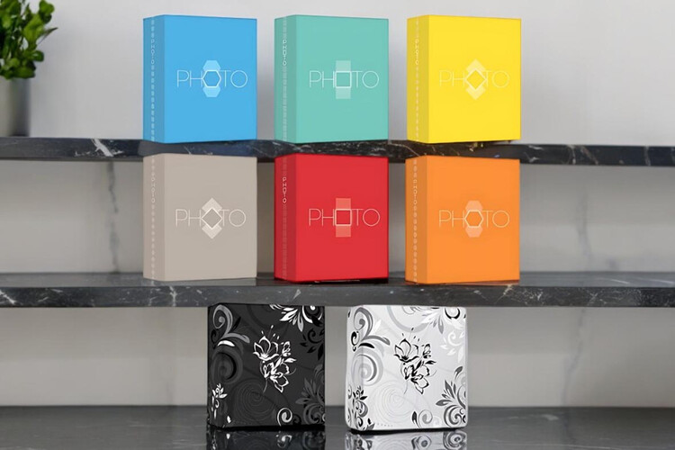 Άλμπουμ φωτογραφιών με 100 θήκες 10x15cm ή 13x18cm από το Print-Photos-Online.com