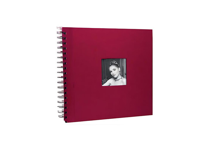 Άλμπουμ φωτογραφιών 30x30cm με 20 μαύρα φύλλα ριζόχαρτο & εξώφυλλο σπιράλ (κωδικός 17342) από το Print-Photos-Online.com