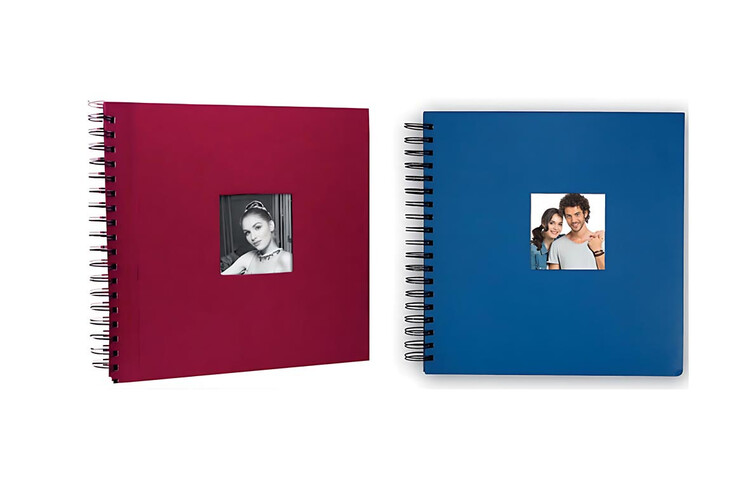 Άλμπουμ φωτογραφιών 30x30cm με 20 μαύρα φύλλα ριζόχαρτο & εξώφυλλο σπιράλ (κωδικός 17342) από το Print-Photos-Online.com