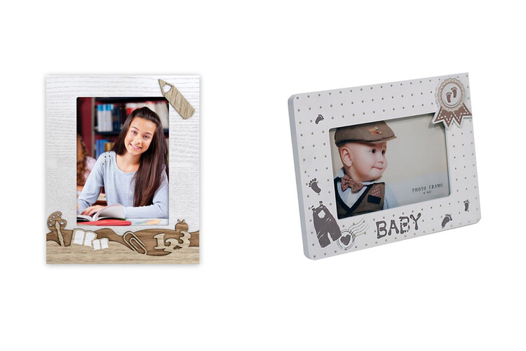 Ξύλινη κορνίζα Baby από το Print-Photos-Online.com