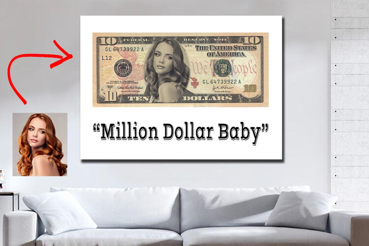 Πίνακας Dollar Bill από το Print-Photos-Online.com