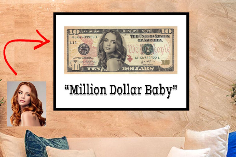 Πίνακας Dollar Bill από το Print-Photos-Online.com