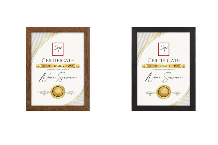 Ξύλινη κορνίζα Certificate από το Print-Photos-Online.com