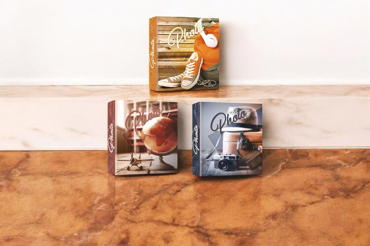 Άλμπουμ φωτογραφιών με 100 & 200 θήκες 10x15cm (κωδικός Vibes) από το Print-Photos-Online.com