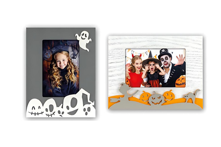 Ξύλινη κορνίζα Monster από το Print-Photos-Online.com