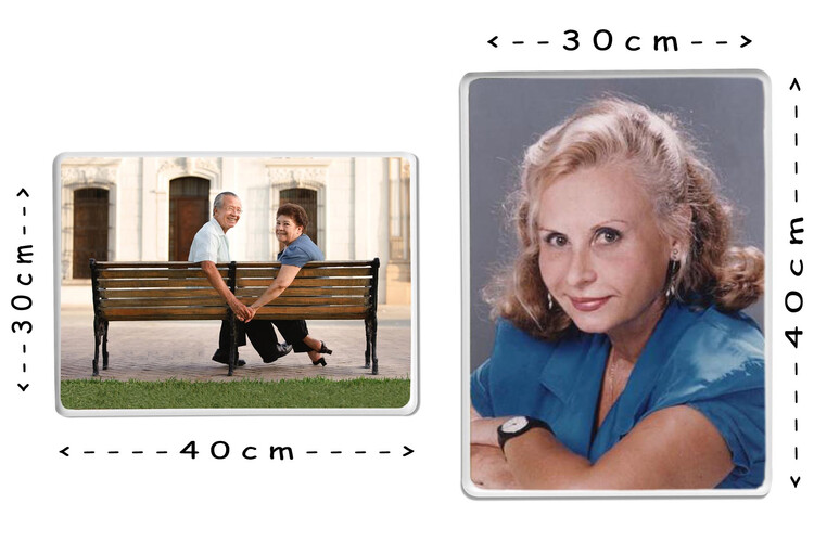 Εκτύπωση φωτογραφίας σε πορσελάνη για μνήμα από το Print-Photos-Online.com