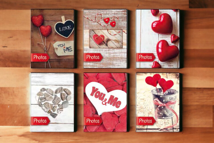 Άλμπουμ φωτογραφιών 10x15cm με θήκες (κωδικός Romance) από το Print-Photos-Online.com