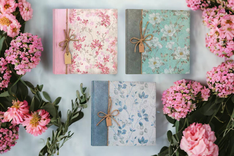 Άλμπουμ φωτογραφιών με ριζόχαρτο (κωδικός 12142) από το Print-Photos-Online.com