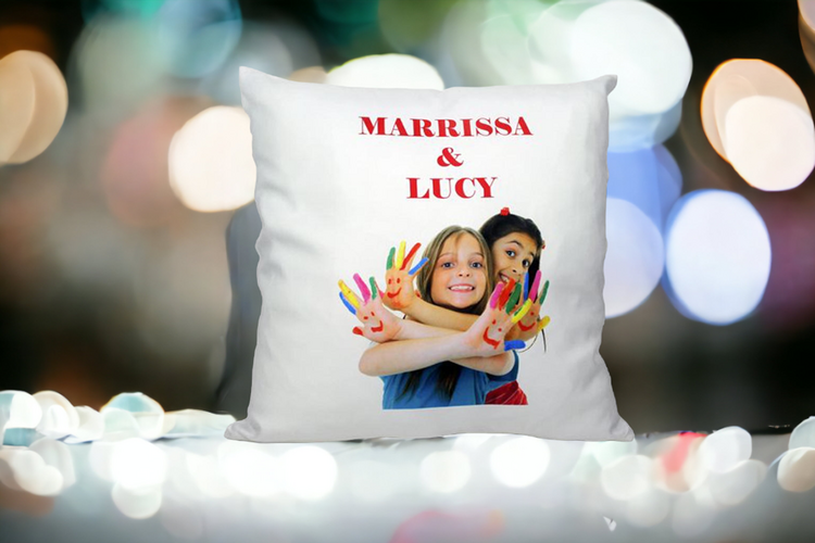 Εκτύπωση φωτογραφίας σε μαξιλαροθήκη (στη 1 όψη) από το Print-Photos-Online.com