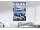 Πίνακας σε φωτογραφία ή σε καμβά με ρετρό διαφημίσεις #0005 - Roma​ από το Print-Photos-Online.com!