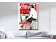 Πίνακας σε φωτογραφία ή σε καμβά με ρετρό διαφημίσεις #0033 - Coca Cola​ από το Print-Photos-Online.com!