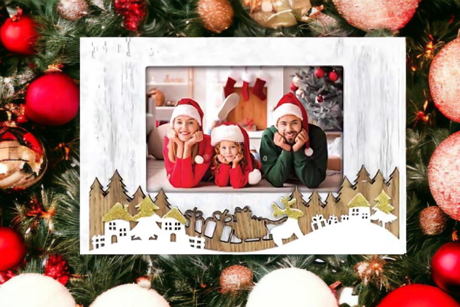 Χριστουγεννιάτικες κορνίζες από το Print-Photos-Online.com