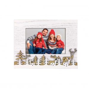 Χριστουγεννιάτικη κορνίζα ξύλινη 10x15cm Elliot από το Print-Photos-Online.com