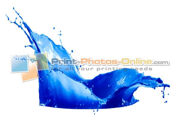 Φωτογραφία σε καμβά με paint splash #0018 από το Print-Photos-Online.com