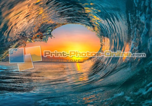 Φωτογραφία σε καμβά με κύματα #0001 από το Print-Photos-Online.com