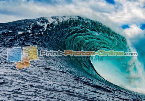 Φωτογραφία σε καμβά με κύματα #0007 από το Print-Photos-Online.com