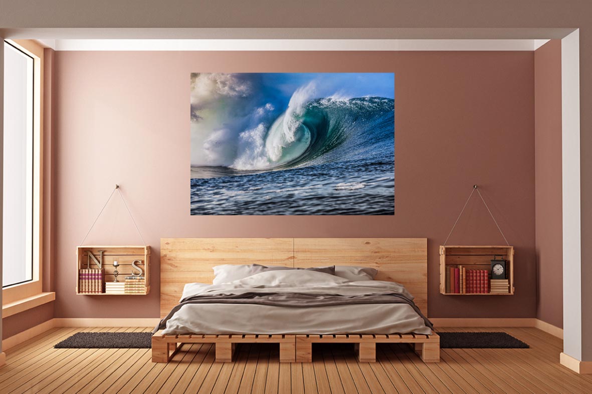 Φωτογραφία σε καμβά με κύματα #0012 από το Print-Photos-Online.com