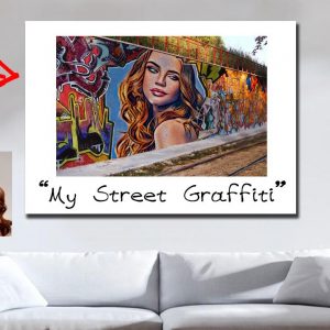 Καμβάς Street Graffiti από το Print-Photos-Online.com