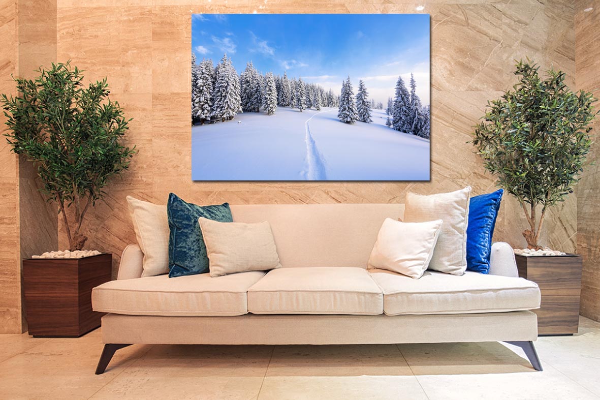 Πίνακες σε καμβά με θέμα το χειμώνα από το Print-Photos-Online.com!