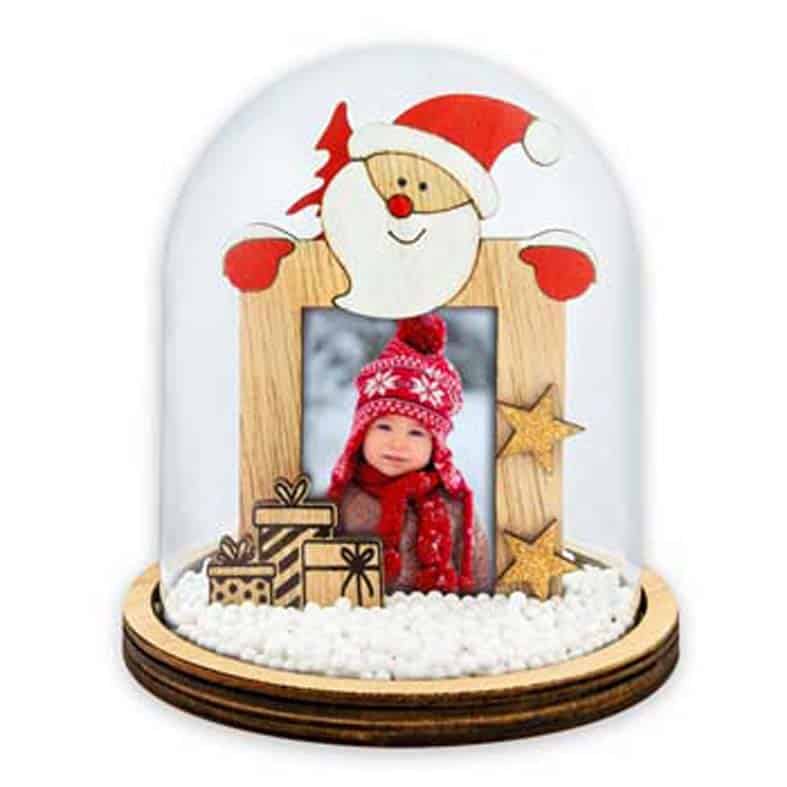 Εκτύπωση φωτογραφίας σε χριστουγεννιάτικη γυάλινη μπάλα από το Print-Photos-Online.com