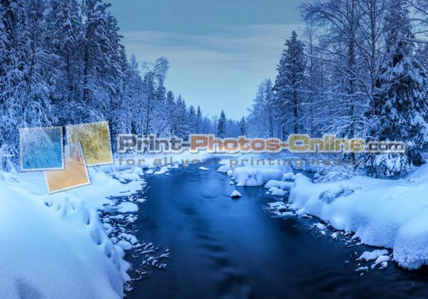 Φωτογραφία σε καμβά με θέμα το χειμώνα #0014 από το Print-Photos-Online.com